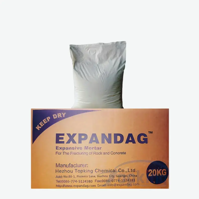 EXPANDAG Soundless Cracking Agent_rock cracking chemical powder Chinese factory